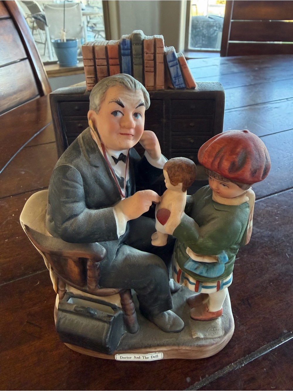Norman Rockwell- Doctor and the Doll Ceramic Figurine